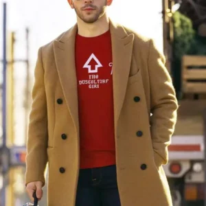 Nick Jonas A Very Jonas Christmas Brown Long Coat