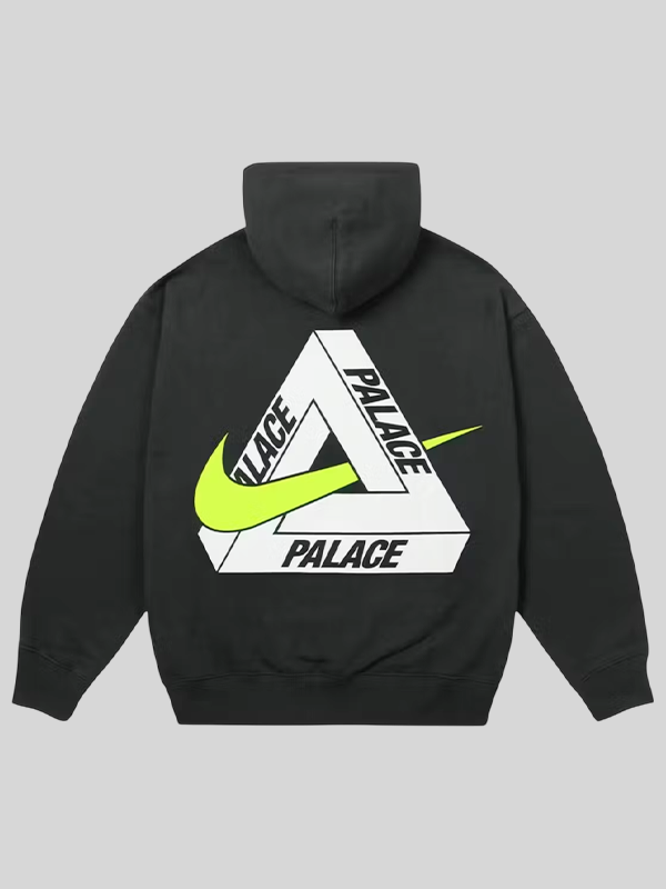 Palace Nike Tri Swoosh Grey Hoodie