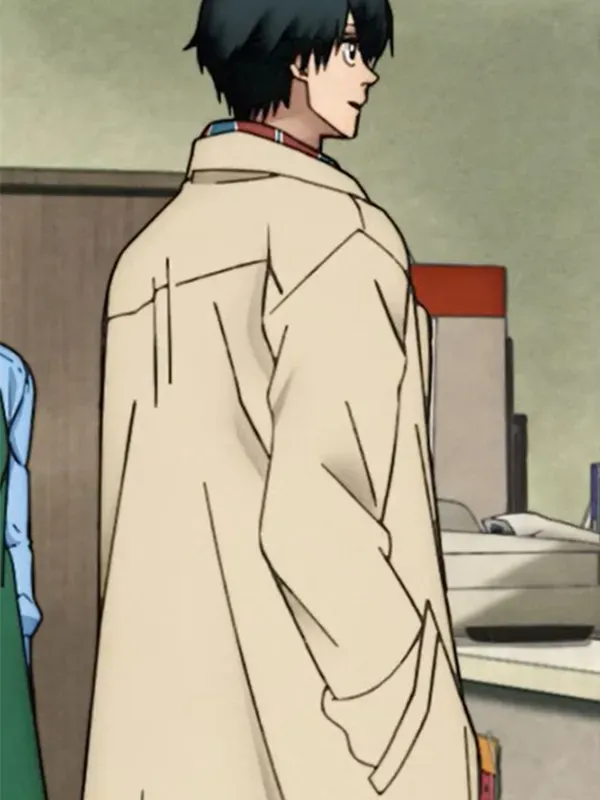 Sakamoto Days Yoichi Nagumo Beige Wool Coat