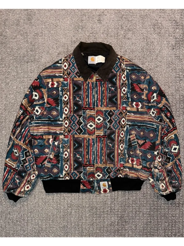 1994 Carhartt Quilt Lined Aztec Jacket
