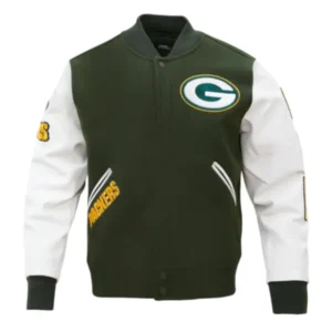 NFL Green Bay Packers Classic Wool Varsity Jacket