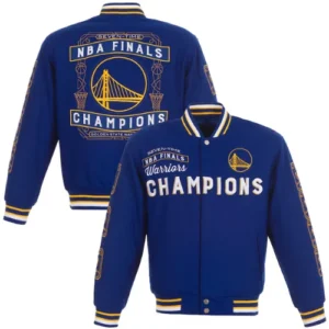 Golden State Warriors 7 Time NBA Champions Blue Jacket