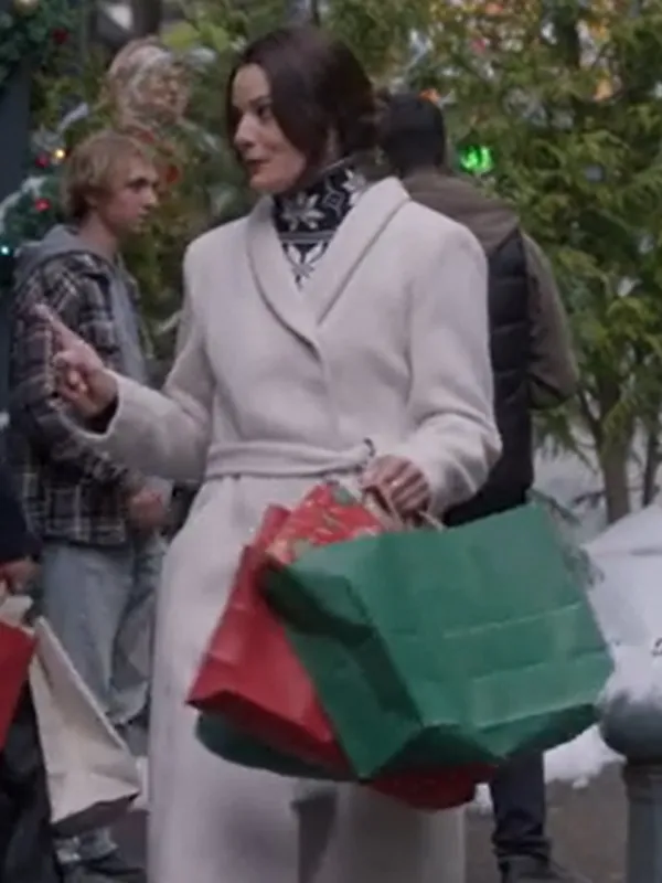 Merry Christmas Ted Cooper Hope Miller White Trench Coat
