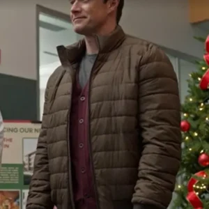 Robert Buckley Merry Christmas Ted Cooper Puffer Jacket