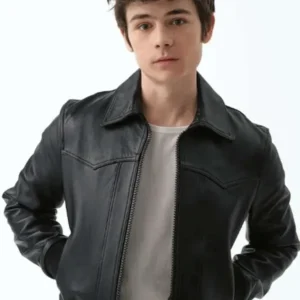 My Life with the Walter Boys Ashby Gentry Black Leather Jacket