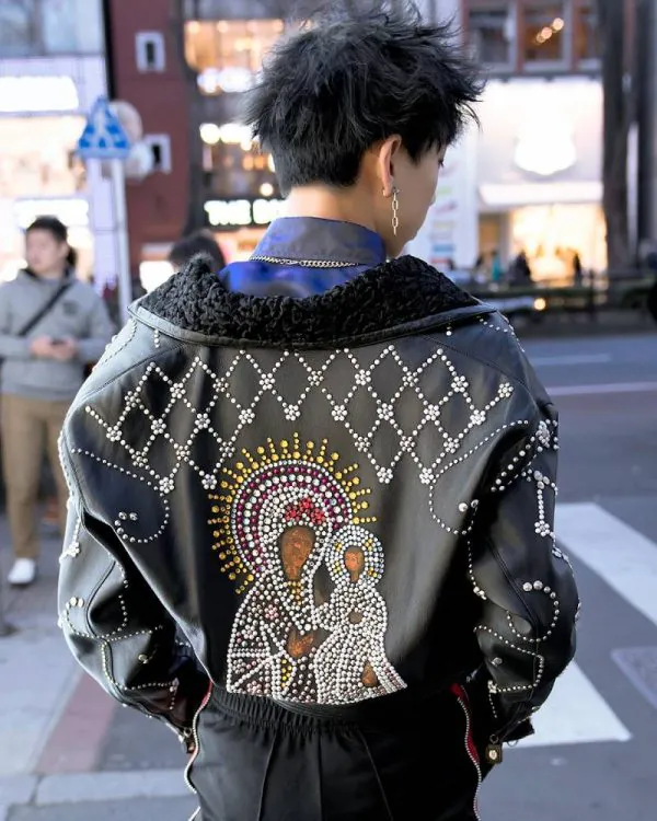 Gianni Versace Couture 1991 Madonna and Child Runway Jacket