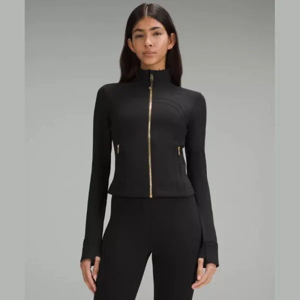 Gold Zipper Lululemon Jacket