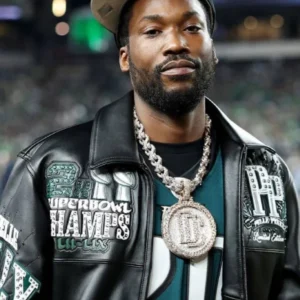 Meek Mill Pelle Pelle Eagles Jacket