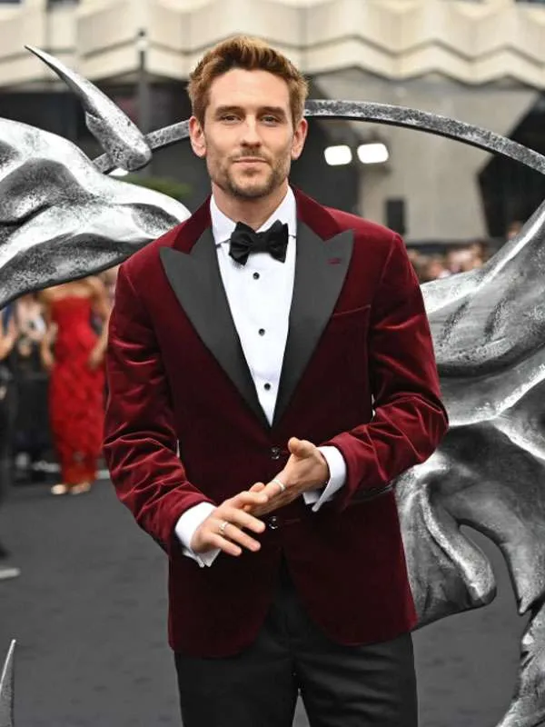 Bart Edwards The Witcher Red Velvet Blazer