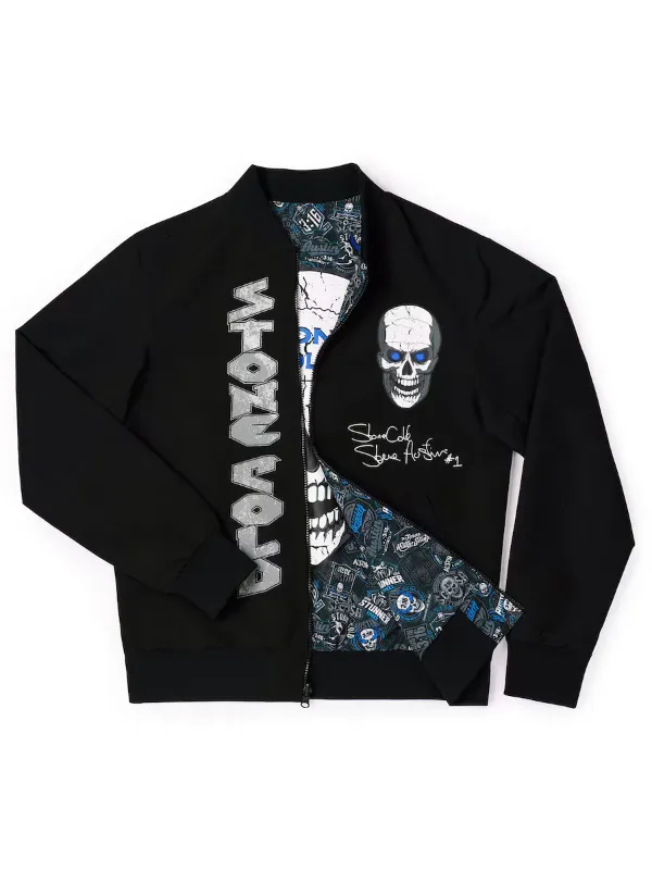 WWE Steve Austin Stone Cold Reversible Bomber Jacket
