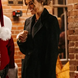 The Christmas Ring 2025 Vanessa Mayfield Wool Trench Coat