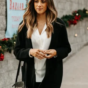 Karen Kingsbury’s The Christmas Ring Jana Kramer Black Coat