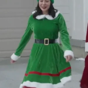 Christmas on Duty 2025 Janel Parrish Green Elf Costume