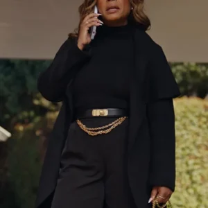 Unexpected Christmas 2025 Tabitha Brown Wool Coat