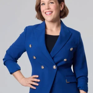 Christmas Above the Clouds Ella Neezer Blue Blazer