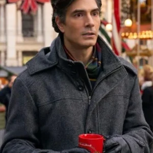 A Keller Christmas Vacation 2025 Brandon Routh Wool Coat