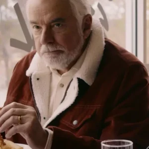 All is Merry & Bright 2025 John O’Hurley Red Corduroy Jacket