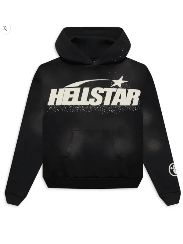 Hellstar Glitter Uniform Hoodie Black