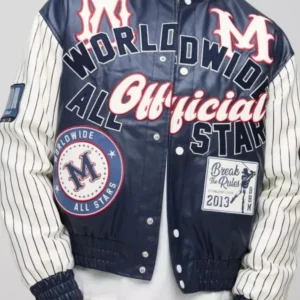 MLB Yankees All Star Game Worldwide Official Leather Jacket