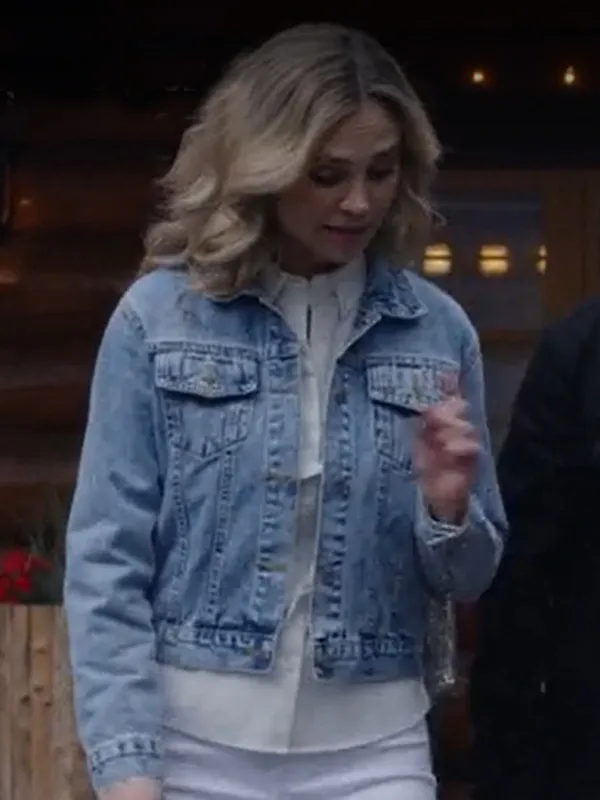 A Royal Montana Christmas 2025 Victoria Denim Fringe Jacket