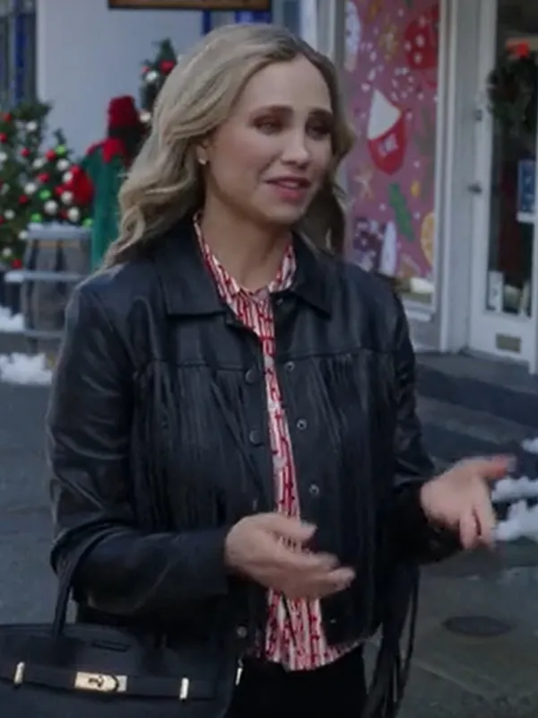 A Royal Montana Christmas Victoria Black Fringe Jacket