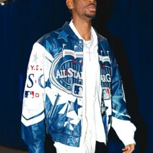 MLB Yankees All Star Game 2008 SGA Vintage Leather Jacket