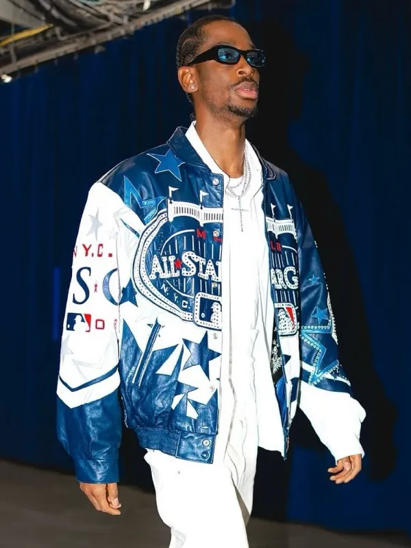 MLB Yankees All Star Game 2008 SGA Vintage Leather Jacket