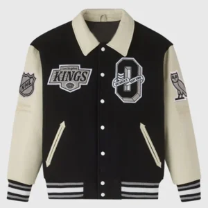 NHL Los Angeles Kings Unisex Black Varsity Jacket