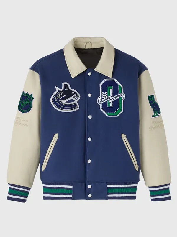 NHL Vancouver Canucks Bomber Varsity Jacket