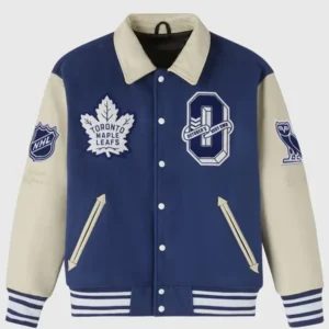 NHL Toronto Maple Leafs Wool Bomber Varsity Jacket