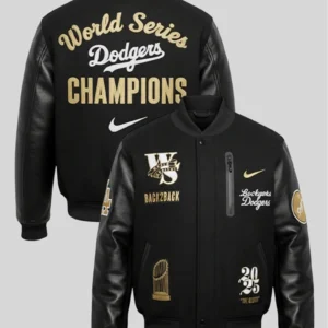 Nike Dodgers World Series Letterman Jacket