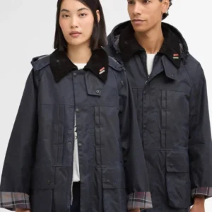 Levi’s x Barbour Oversized Bedale Waxed Jacket
