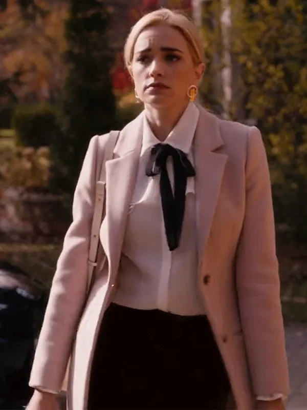 Ginny & Georgia Brianne Howey Pink Trench Coat