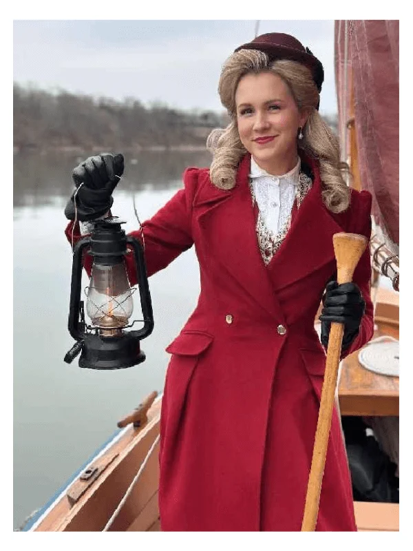 A Newport Christmas 2025 Ginna Claire Mason Red Coat