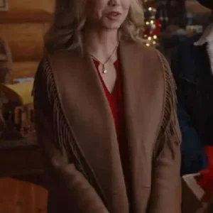 Fiona Gubelmann A Royal Montana Christmas Fringe Coat