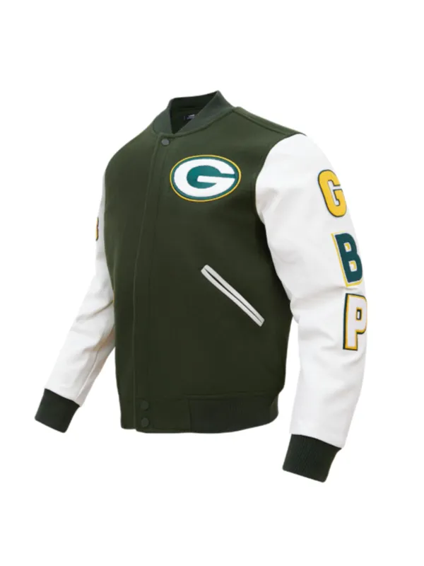NFL Green Bay Packers Classic Wool Varsity Jacket
