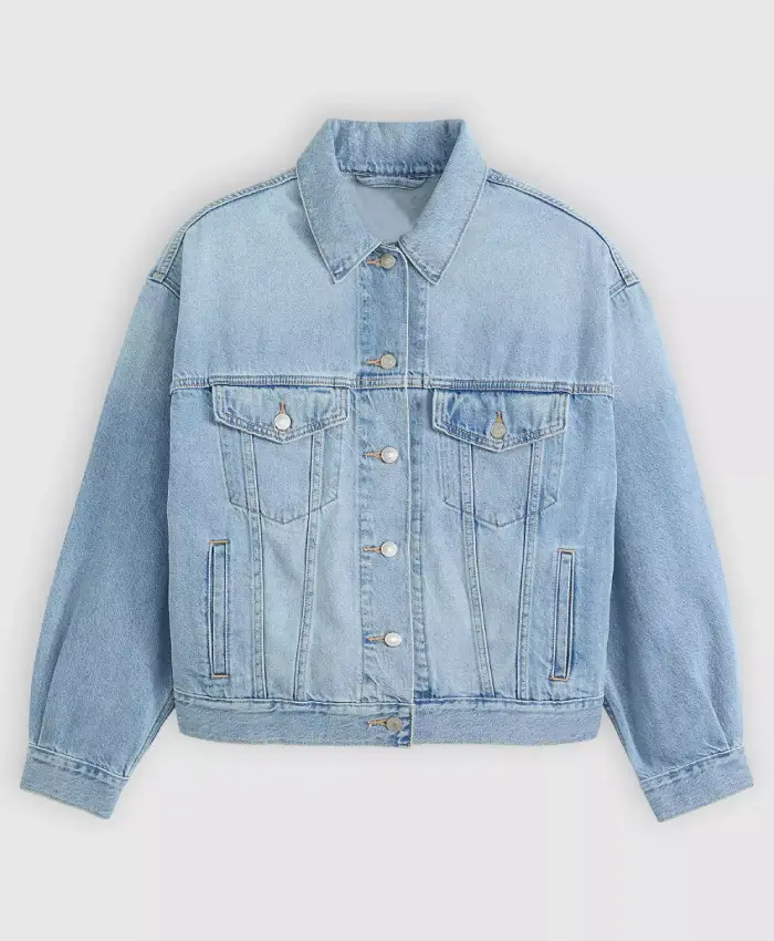 Regretting You Mckenna Grace Denim Blue Jacket