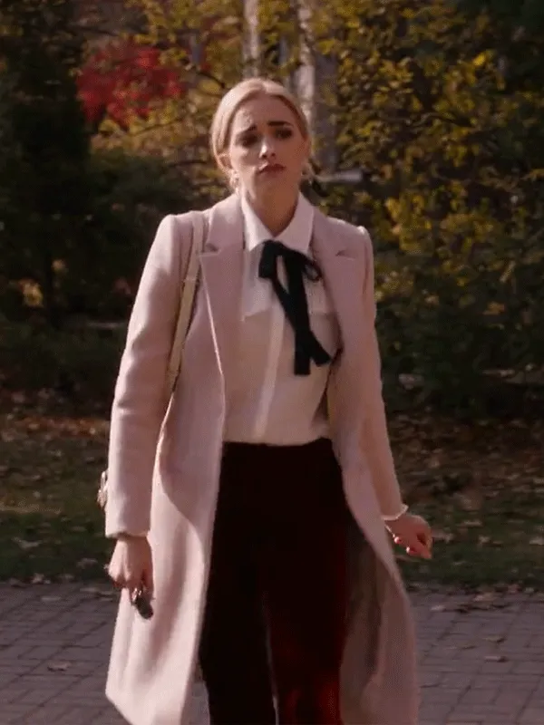 Ginny & Georgia Brianne Howey Pink Trench Coat