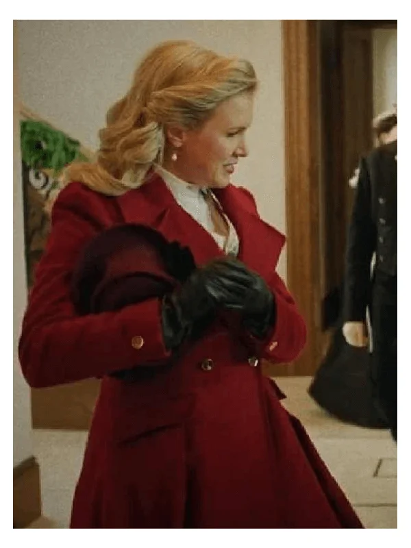 A Newport Christmas 2025 Ginna Claire Mason Red Coat - Image 2