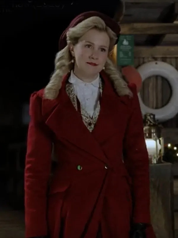 A Newport Christmas 2025 Ella Red Wool Coat - Image 2