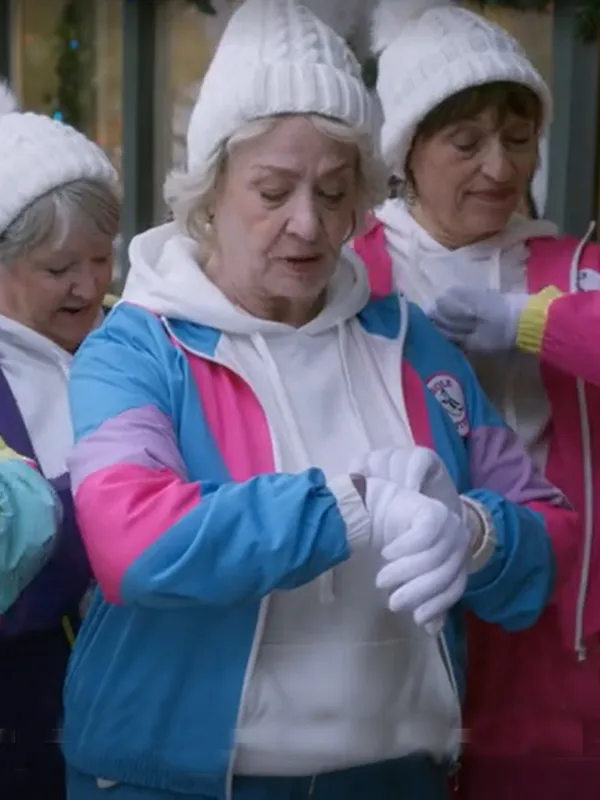 Merry Christmas Ted Cooper Ruth Sole Sisters Track Jacket - Image 2