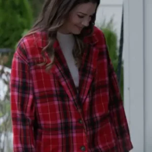 Merry Christmas Ted Cooper Hope Miller Red Plaid Coat