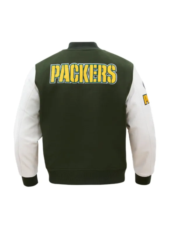 NFL Green Bay Packers Classic Wool Varsity Jacket