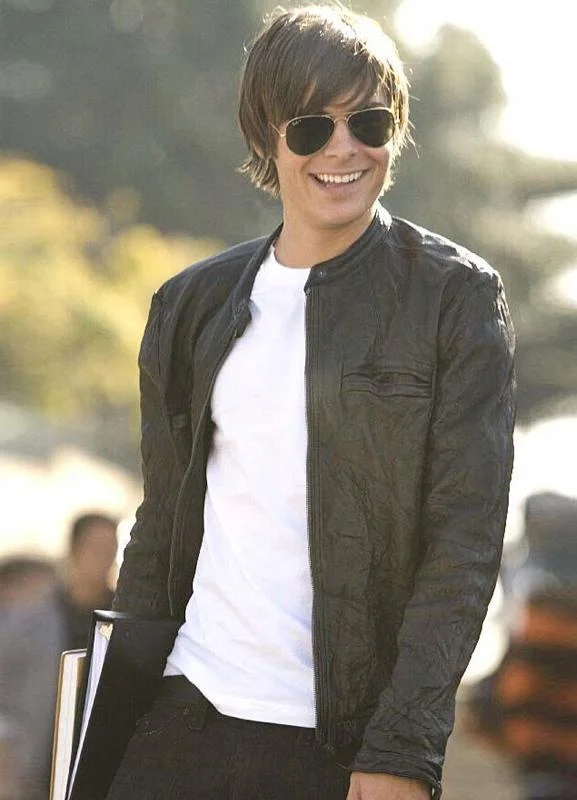 Zac Efron 17 Again Mike O Donnell Leather Jacket