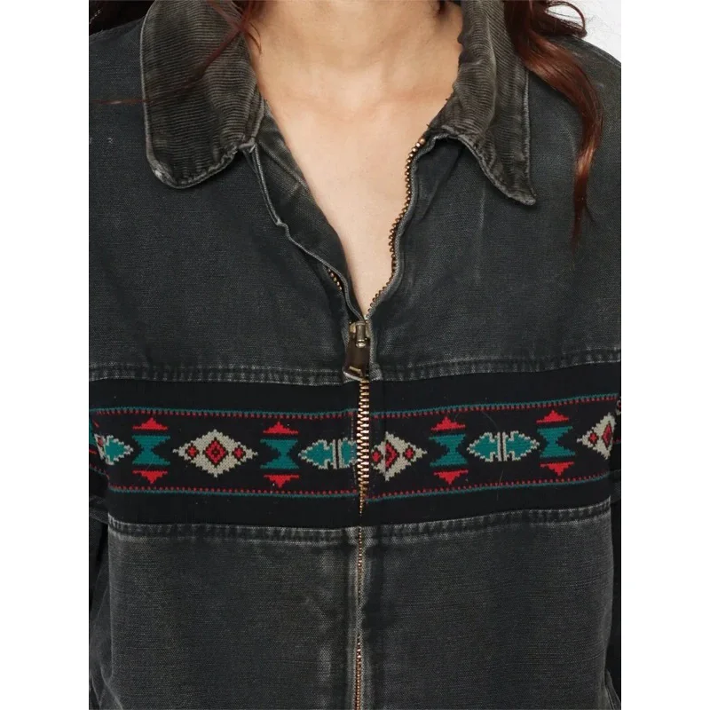 Vintage Carhartt Aztec Jacket - Image 3