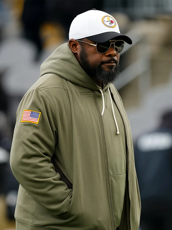 Mike Tomlin Green Bomber Jacket
