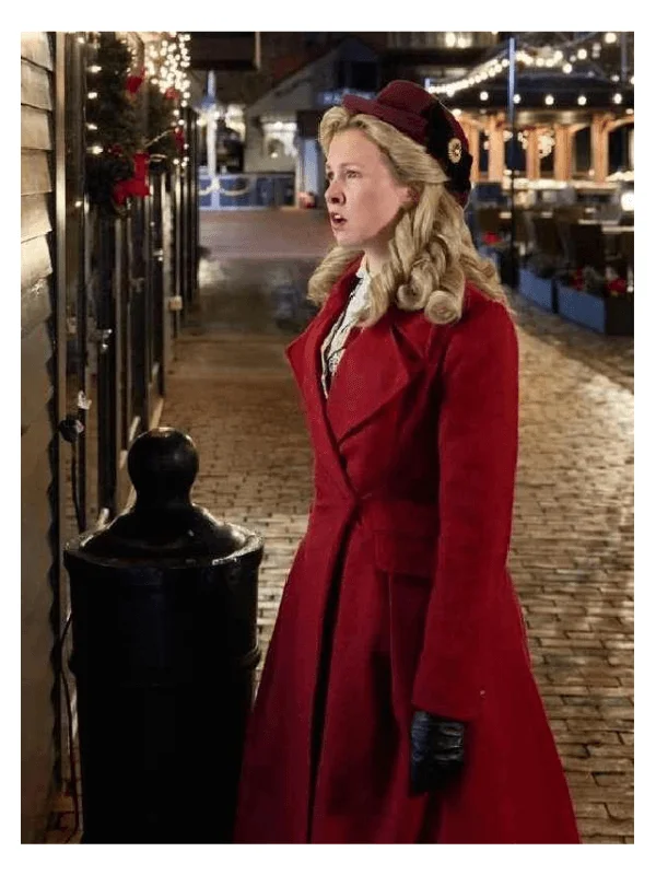 A Newport Christmas 2025 Ginna Claire Mason Red Coat - Image 3