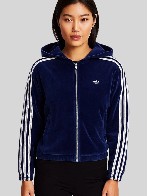 Adidas x Wales Bonner Velour Track Jacket - Image 3