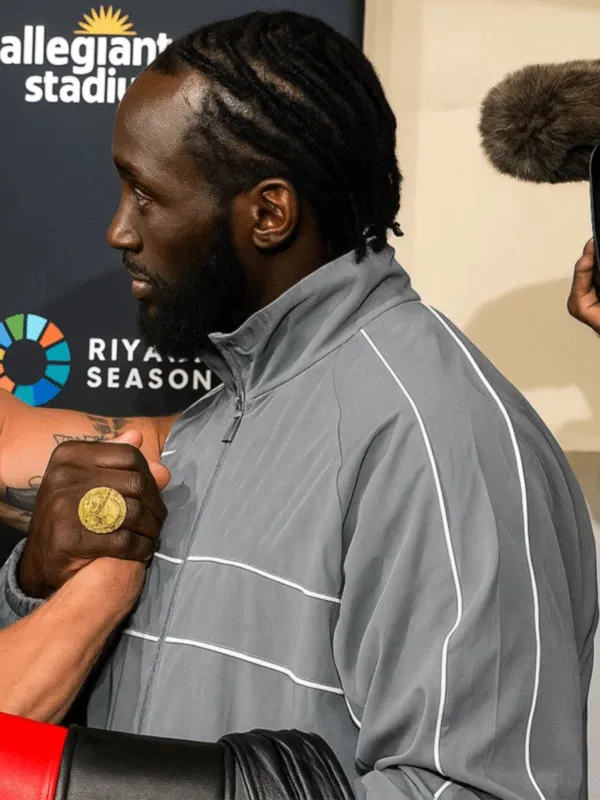 Terence Crawford After Fight Grey Jacket - Image 3