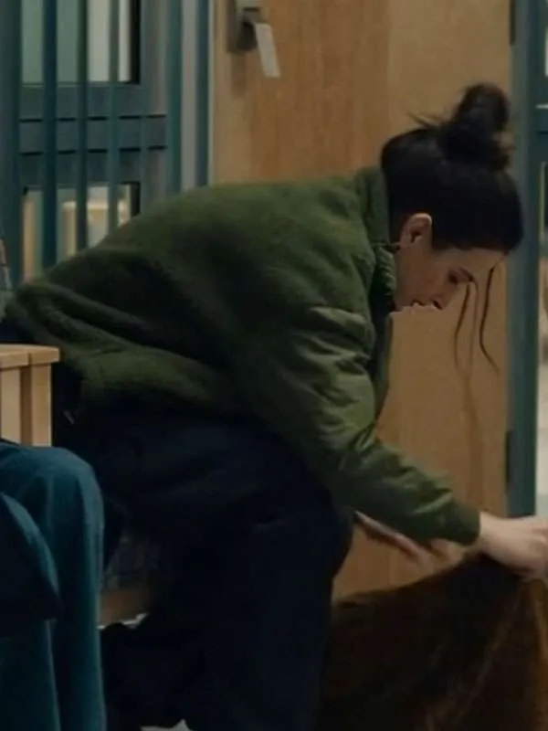 Dying for Sex Jenny Slate Green Bomber Jacket